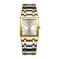Business Style Steel Strap Couple Watch Square