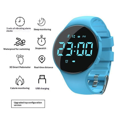 Smart Electronic Watch A Silent Vibrating Alarm Clockyour Ultimate Wake-up Gadget For Students