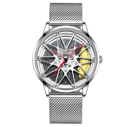 Men's Electronic Wheel Watch Hollow Three-dimensional
