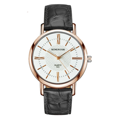 Fashionable Rose Gold Roman Digital Belt Couple Student Belt Watch Factory Direct Sales