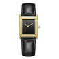 Couple Leather Watch Strap Simple Square Student's Watch Waterproof