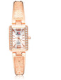 AliExpress Amazon new bracelet watch fashion design rose gold square dial ladies bracelet watch a generation