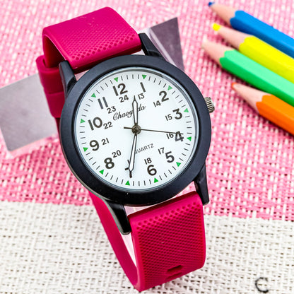 Luminous Needle Waterproof Transparent Digital Electronic Watch