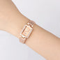 AliExpress Amazon new bracelet watch fashion design rose gold square dial ladies bracelet watch a generation