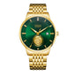 Waterproof Transparent Bottom Business Men's Mechanical Watch
