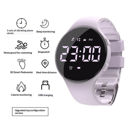 Smart Electronic Watch A Silent Vibrating Alarm Clockyour Ultimate Wake-up Gadget For Students