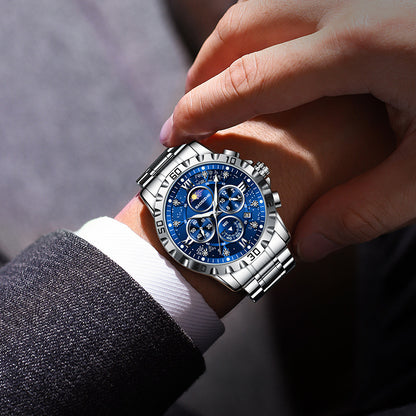 Men's Business Non-mechanical Luminous Waterproof Quartz Fashion Watch