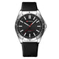 Simple Unisex Round Silicone-band Couples Watch Waterproof