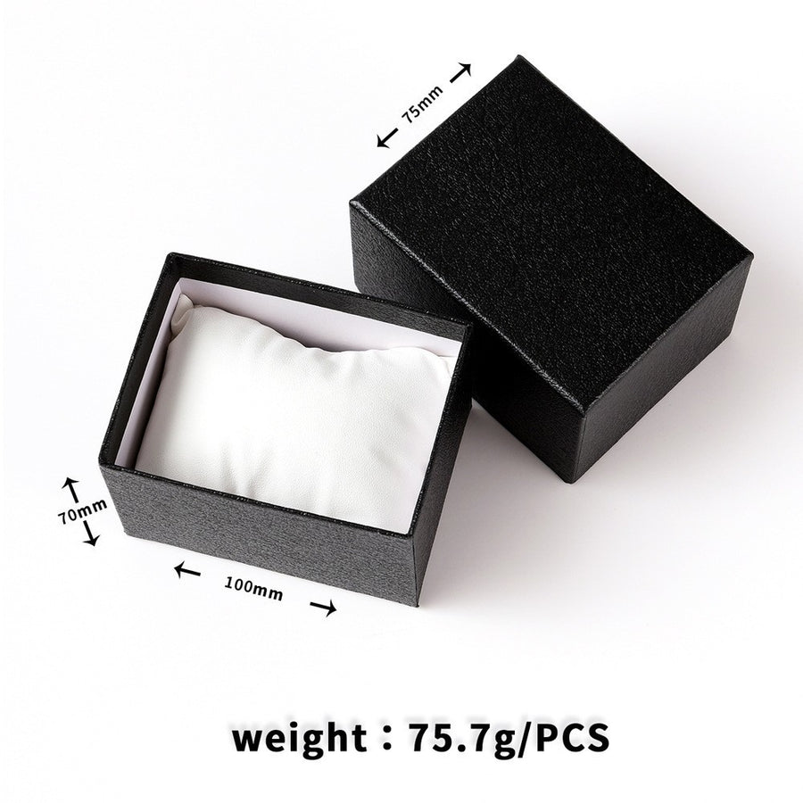 Men's Black Minimalist Quartz Watch Set