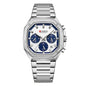 Unisex Small Dial Six-Hand Multi-Function Waterproof Calendar Couples Watch For Men