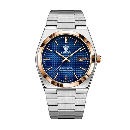 Butterfly Clasp Men's Quartz Swiss Watch