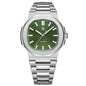 Men's Stainless Steel Automatic Mechanical Waterproof Barrel-shaped Wristwatch