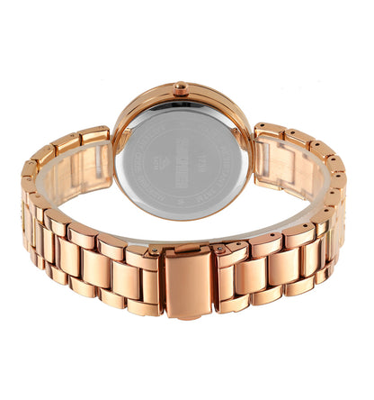 Gypsophila Diamond Shiny Rose Gold Quartz Watch