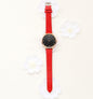 PU leather strap rose gold fashion casual fashion watch ladies black dial watch female models
