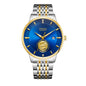 Waterproof Transparent Bottom Business Men's Mechanical Watch