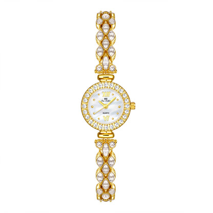 Baita Starry Horse Eye Zircon Light Luxury Exquisite Mermaid Watch