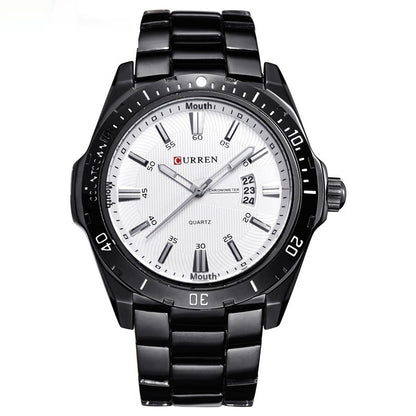 Mens Waterproof Calendar Fashion Quartz Mens Watch