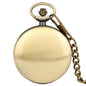 Glossy Pocket Vintage Quartz Flip Pocket Watch