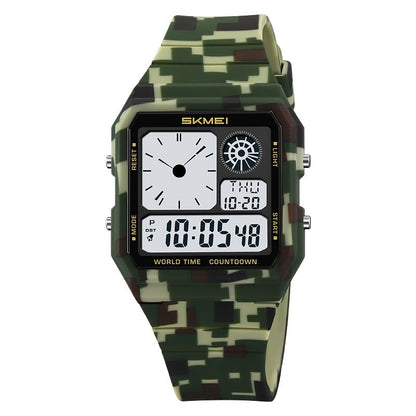 Men's Waterproof Multifunctional Electronic Sports Watch