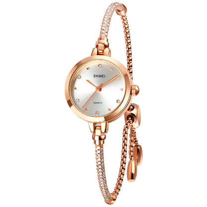 Fashion Bracelet Style Ladies Quartz Net Red Small Green Rose Gold Trendy Watch