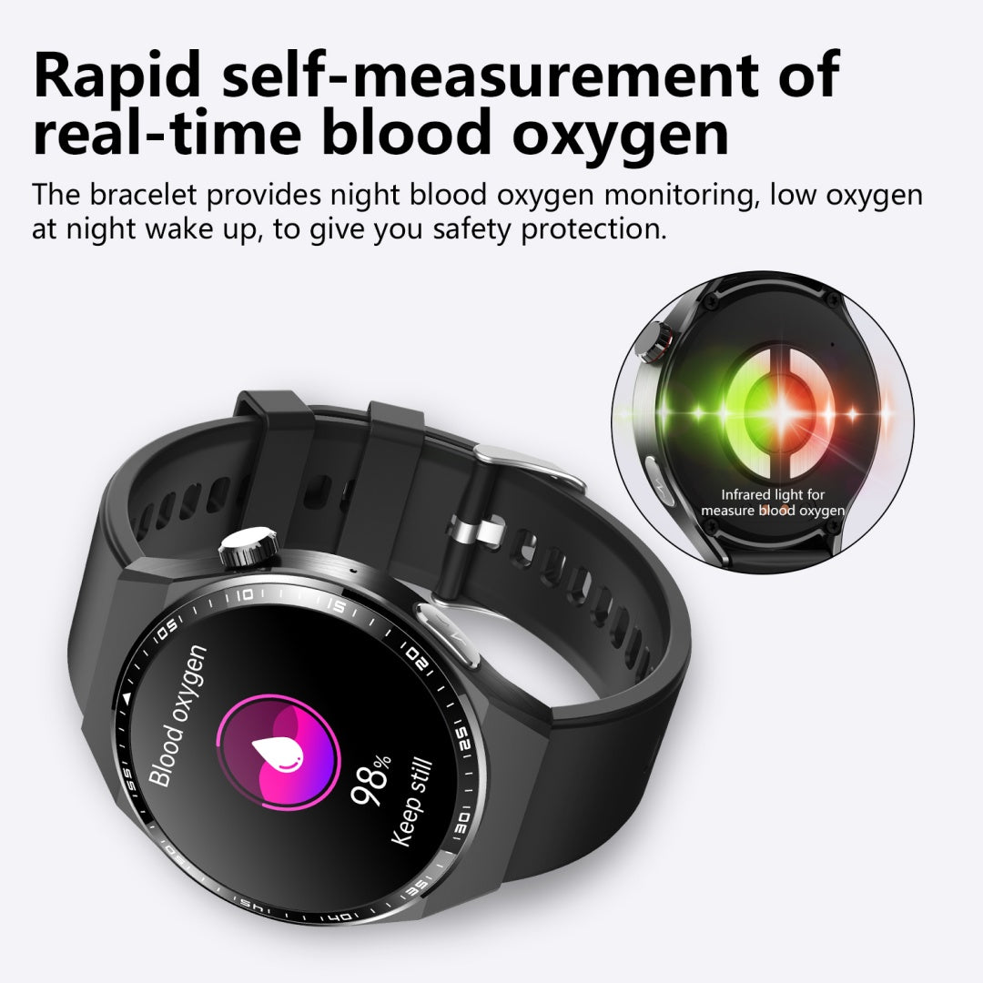 2025 New 1.55-inch Disc Smart Watch Health Tracker Health Manager