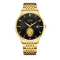 Waterproof Transparent Bottom Business Men's Mechanical Watch