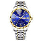 Dual-calendar Mens Quartz Casual Watch