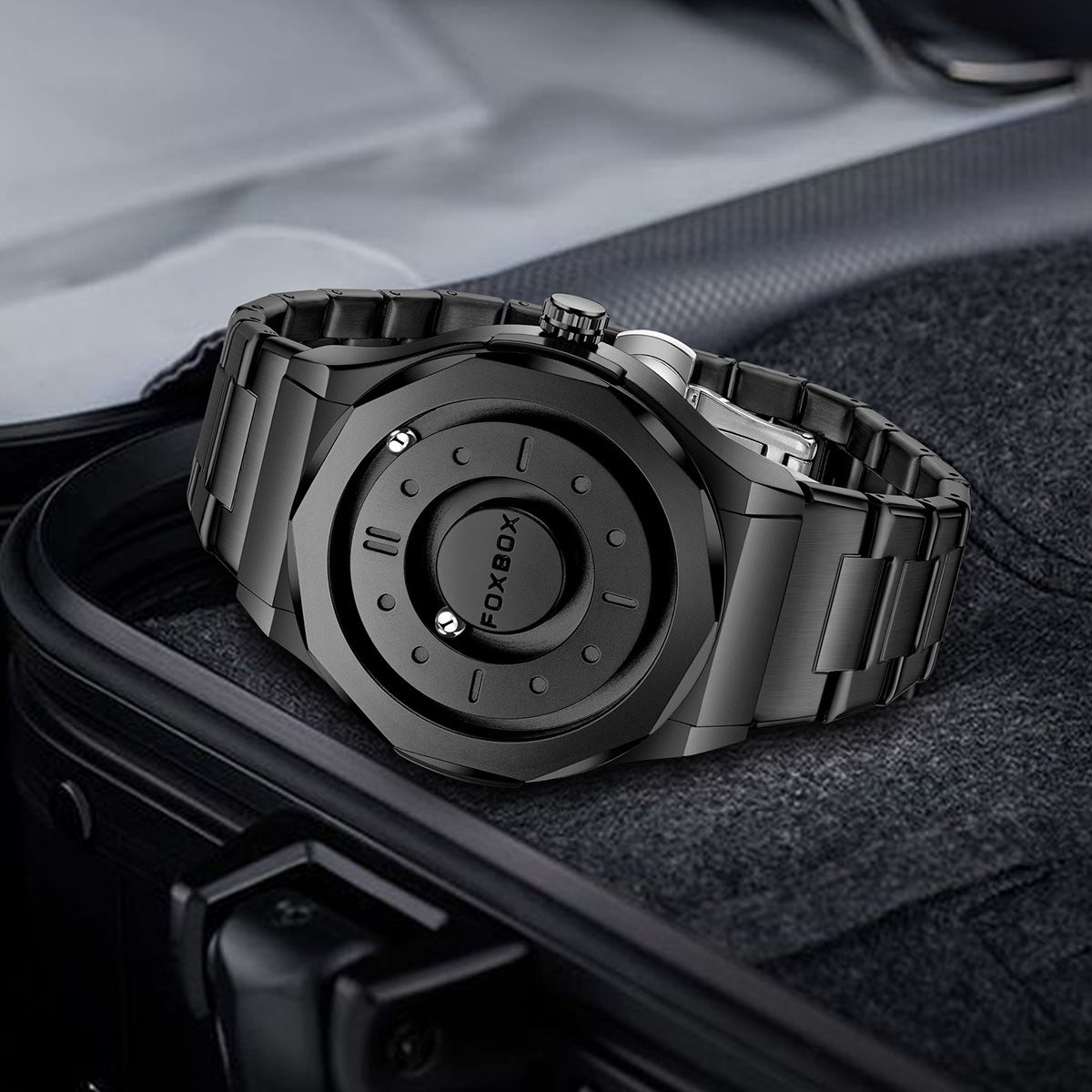 Creative Personality Magnetic Suspension Ball Quartz Watch