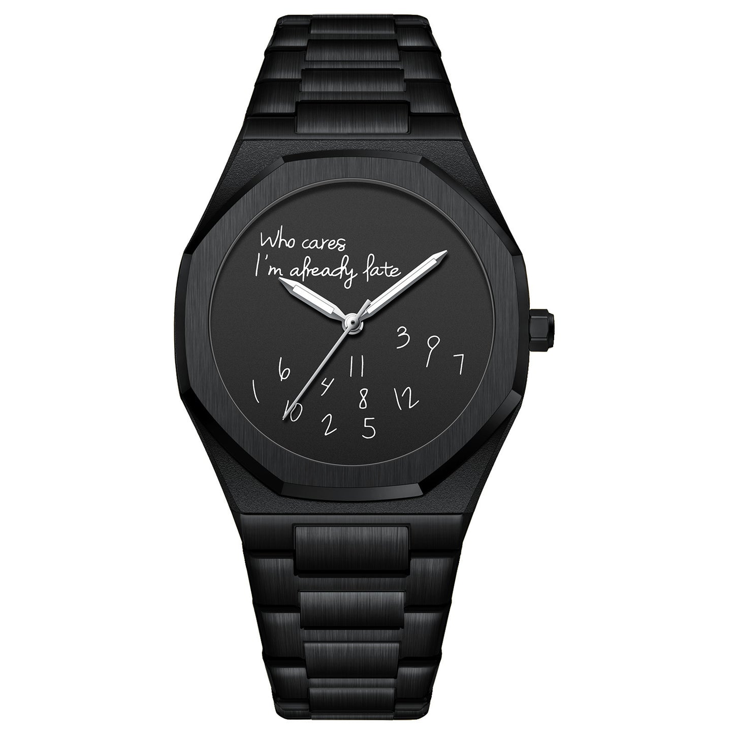 Digital Luminous Men's Table Simple Trend Octagonal Steel Watch