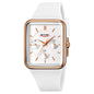 Multi Functional Square Silicone Waterproof Watch For Girls
