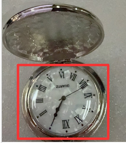 Glossy Pocket Vintage Quartz Flip Pocket Watch