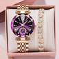 Women's Casual Simple Quartz Watch With Diamond