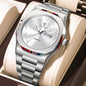 Men's Dual Calendar Simple And Trendy Waterproof Quartz Watch
