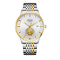 Waterproof Transparent Bottom Business Men's Mechanical Watch