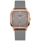 Women's Silicone Strap Fashionable Rose Gold Watch