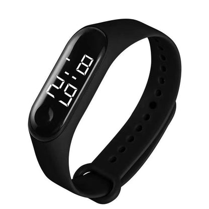 LED Sports Kids Swimming Waterproof Touch Electronic Watch
