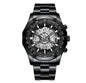 Men's Waterproof Luminous Casual Business Skeleton Shrimp Watch