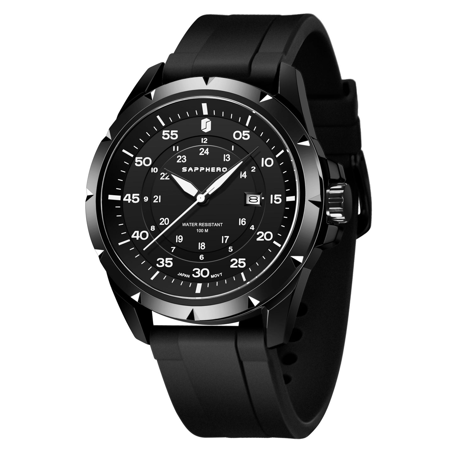Youth Student Quartz Exam Watch Men's Silicone Waterproof 520 Gift For Boyfriend