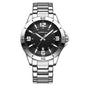 Waterproof Digital Quartz Watch With A Steel Band