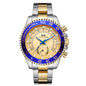 Automatic Mechanical Luminous Room Gold Steel Belt Men's Watch