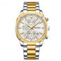 Six-hand Waterproof Business Mens Watch With A Calendar