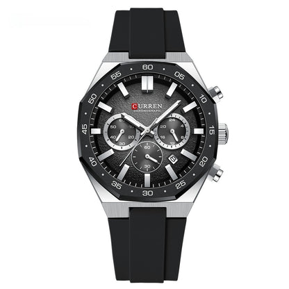 Calendar Waterproof Six-hand Mens Watch