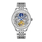 Business Leisure Waterproof Watch With Steel Strap
