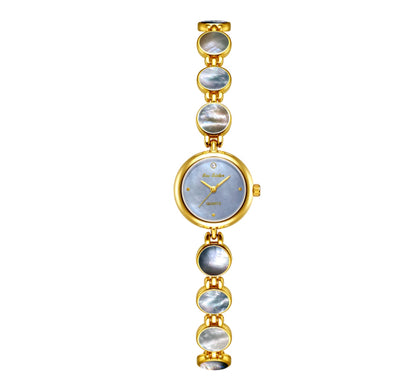 Vintage Bracelet With Aurora-like Natural Shell Waterproof