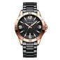 Waterproof Digital Quartz Watch With A Steel Band