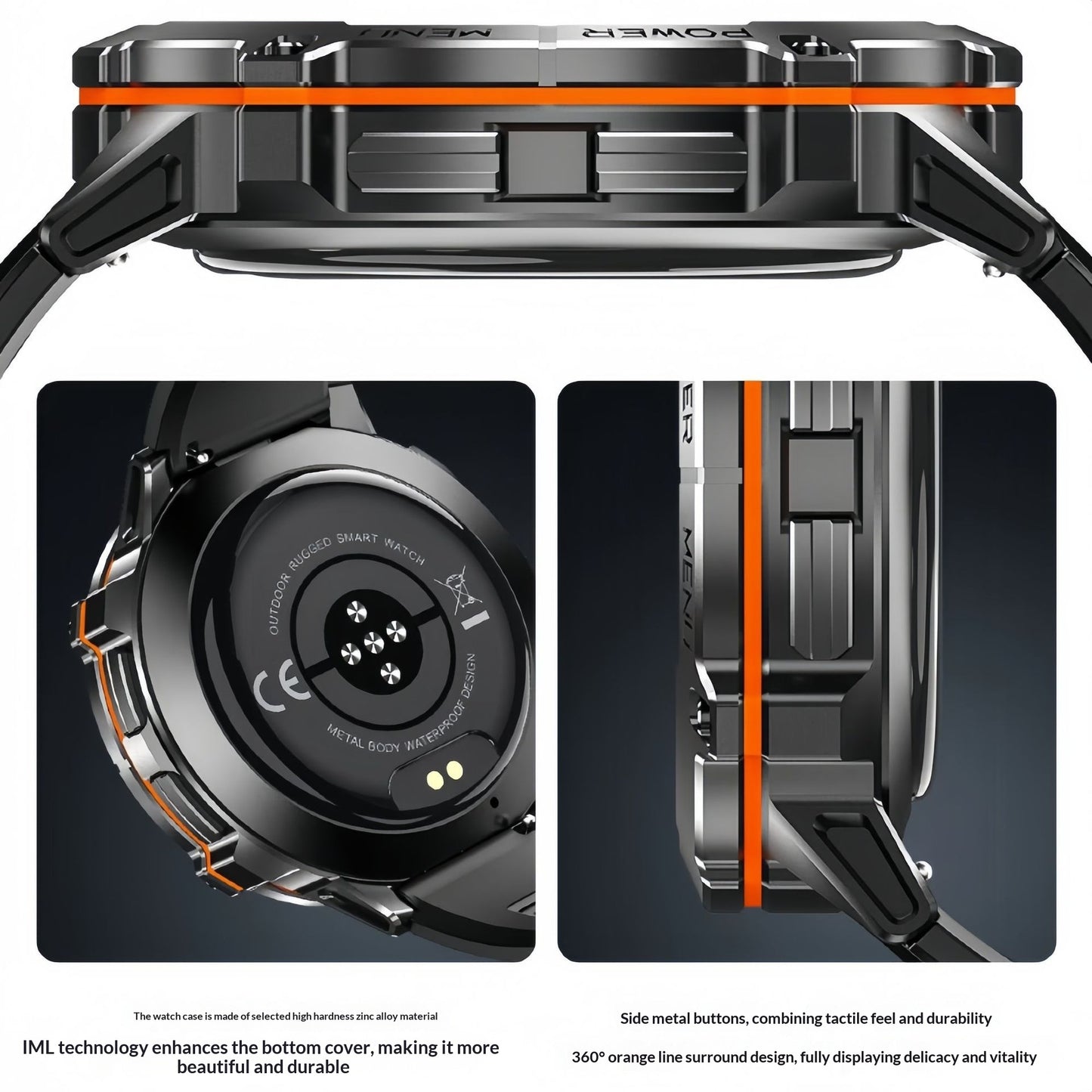 Outdoor Sports Triple-proof Large Battery X3 Smartwatch