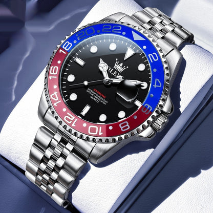 Trendy Ring Size Luminous Waterproof Ghost Quartz Watch