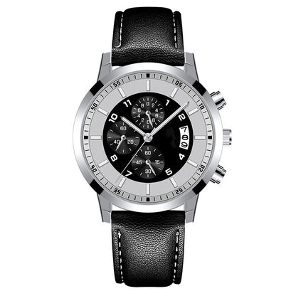 Men's Business Alloy Calendar Luminous Quartz Watch