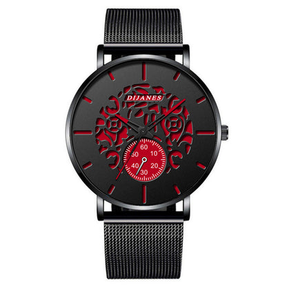 Men's Stainless Steel Watch Men's Business Belt