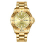 Mens Large-Dial Waterproof Dual-Date Business Watch